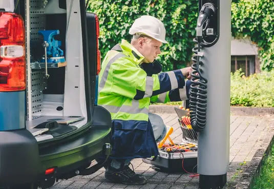 Service und Wartung der Ladeinfrastruktur